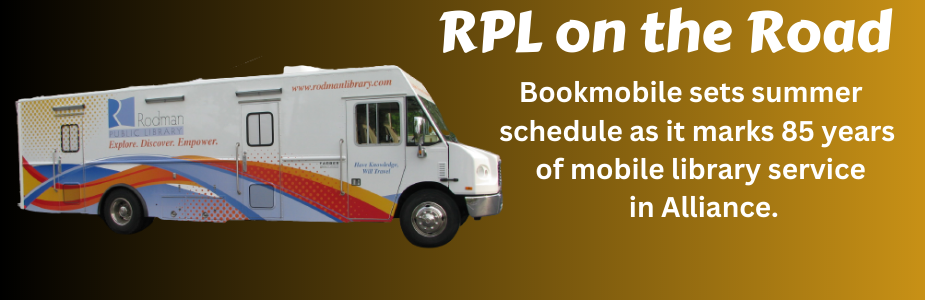 Bookmobile Summer 2023 Schedule